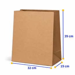 Saco de papel kraft delivery G